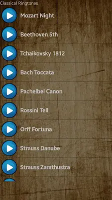 Classical Ringtones android App screenshot 1